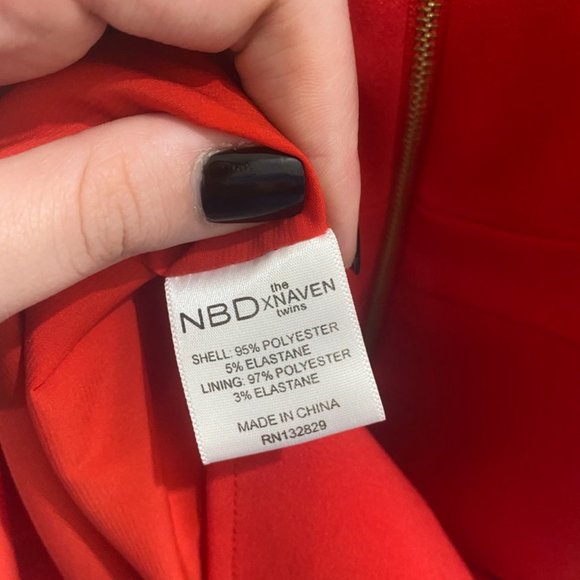 NBD x Naven Twins Cut The Line Bodycon Dress - Picture 9 of 10